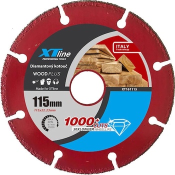 Xtline Kotouč univerzální 115 x 1,2 x 22,2 mm XT161115