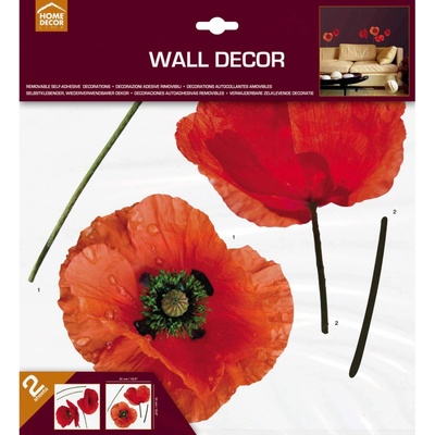 54101 Samolepka na zeď Crearreda motiv květiny 31x31cm – Zboží Mobilmania