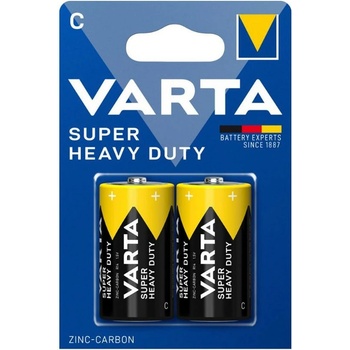 VARTA Батерии цинкови Varta Super Heavy Duty, C, LR14, 1.5V, 2бр. в опаковка