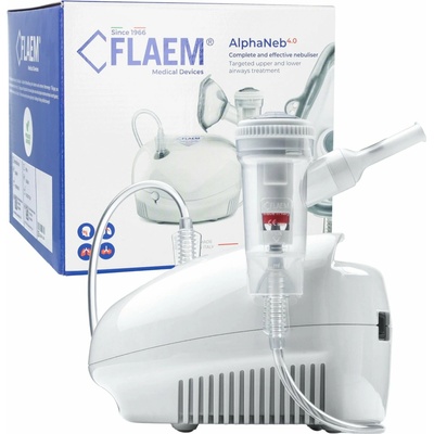 Flaem Alphaneb 4.0 Pneumatický piestový inhalátor s nebulizérom RF9
