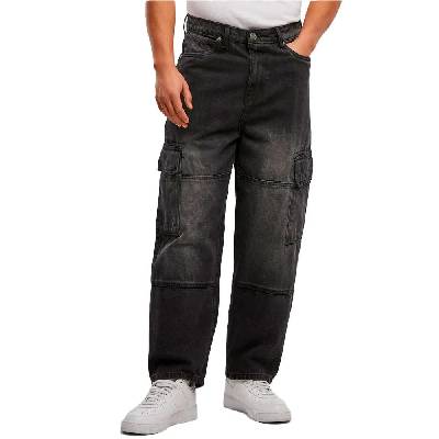Дънки Urban classics Tapered Heavy Ounce Baggy Cargo jeans - Black (Black Washed)