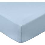 Bianca Син еластичен чаршаф от памук перкал 90x190 cm Cotton Percale - Bianca (BD/52521/R/SFDX/BL)