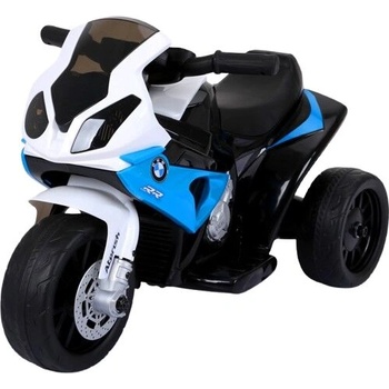 R-Sport BMW S1000rr Електрически двигател със звукови и светлинни ефекти 7, 4V - синьо-бяло (BMW_S1000rr_feher_kek)