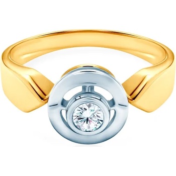 Image 1 of SAVICKI Годежен пръстен Savicki: двуцветно злато, диамант