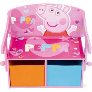 Arditex 3в1 ДЪРВЕНА ПЕЙКА/БЮРО/ОРГАНАЙЗЕР peppa