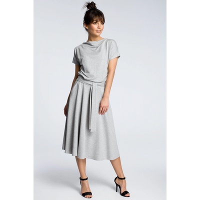 BeWear dámské šaty Evap B067 šedé