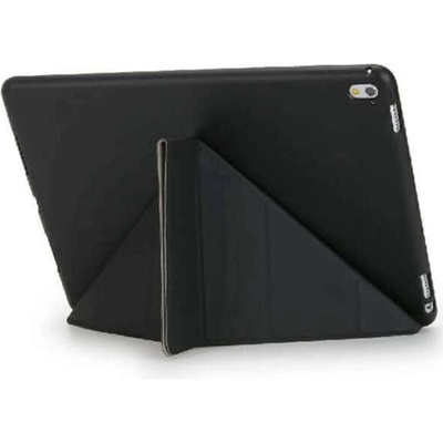 SES 2v1 Smart flip cover + zadní silikonový ochranný obal Apple iPad Air 5 10.9 2022 M1 černý 10511