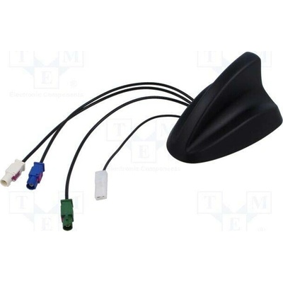 ACV 7727083 Anténa; automobilová,SHARK; AM,DVB-T,FM,GPS,TV; Fakra; Dél: 0,25m
