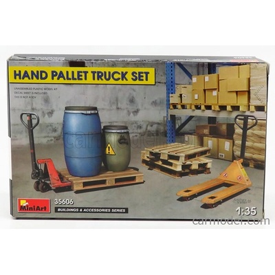 Miniart Accessories Hand Pallet Truck Set 1:35