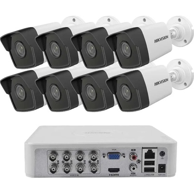 HIKVISION Комплект ZK8630W с 8 Камери 2MP Ultra-Low Light и 2TB Диск (ZK8630W)