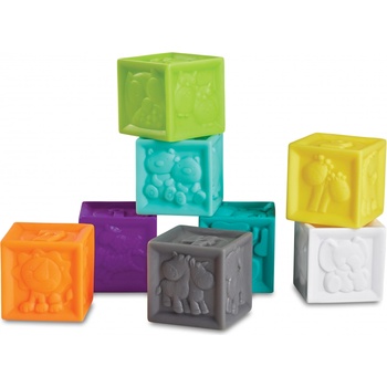 Infantino Комплект меки сензорни кубчета за подреждане Infantino, 8 броя (IN315238)