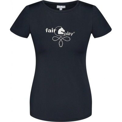 Fair Play jezdecké tričko z velmi příjemného materiálu MAYA Černá