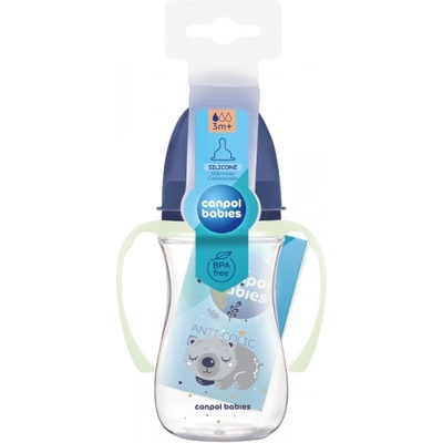 Canpol babies Шише 240 мл EAyStart Sleepy Koala HL (35/237_blu)