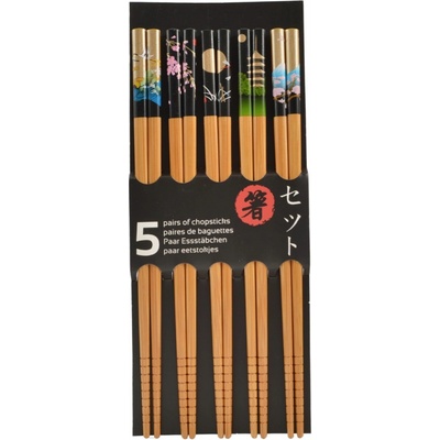 Oriental Essentials Set hůlek s japonským motivem