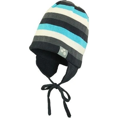 Huppa dětská pletená čepice Cairo dark gray