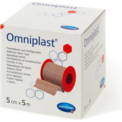 HARTMANN Náplast cívková Omniplast 5 cm x 5 m textilní 1 ks