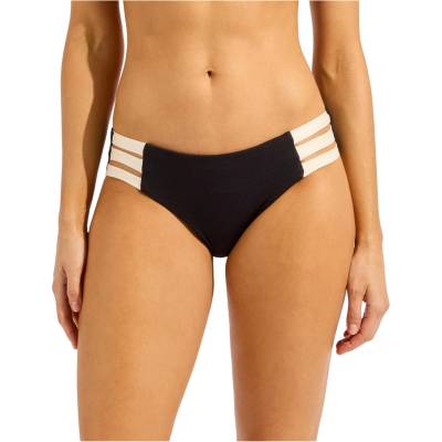 Seafolly Дамско бикини долнище Seafolly Banf Wave Multi Strap Hipster Pant Bikini bottom - Black - размер 40 (EU) (150-6614-0115)