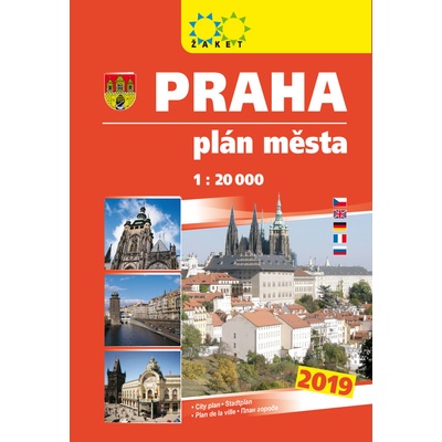 Praha plán města 1:20 000
