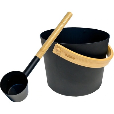 Harvia Vědro s naběračkou matné černé CSAC10111L – Zbozi.Blesk.cz