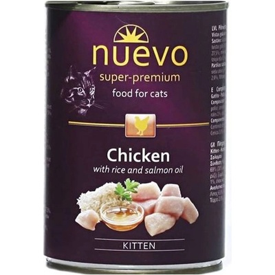 nuevo Консерва NUEVO CAT Kitten Chicken 400 г