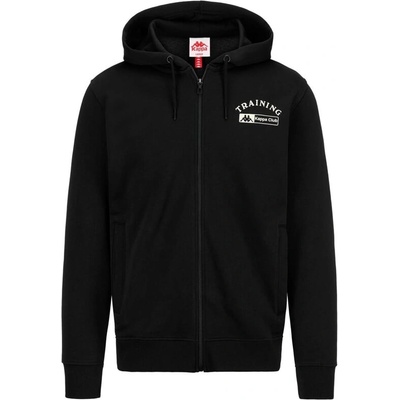 Kappa AUTHENTIC PILLA ORGANIC mikina černá