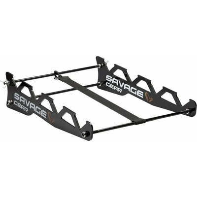 Savage Gear Držiak Belly Boat Rod Station Black 4 Rods