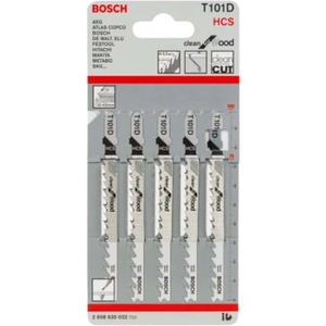 Bosch - Комплект пилни дискове за дърво, дължина 100 мм, 5 бр. 2608630032 (2608630032)