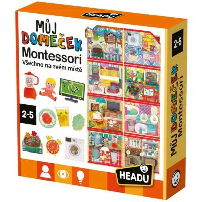 HEADU Asmodee CS Montessori Můj domov 36 dílků