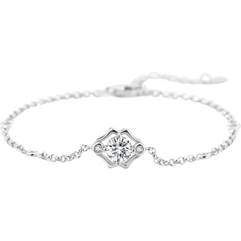 Silenti Jewelry Сребърна гривна "Близнаци