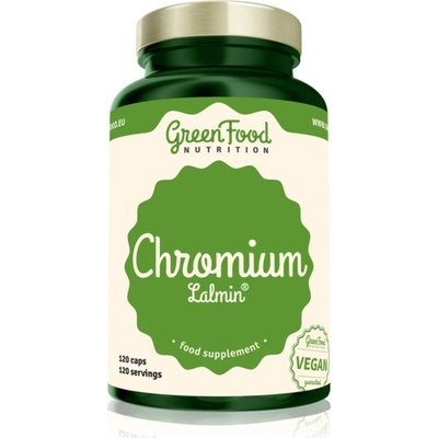 GreenFood Nutrition Chromium Lalmin® kapsuly s minerálmi 124 g
