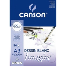 Canson Imagine skicák lepený 50 listů 200g A3