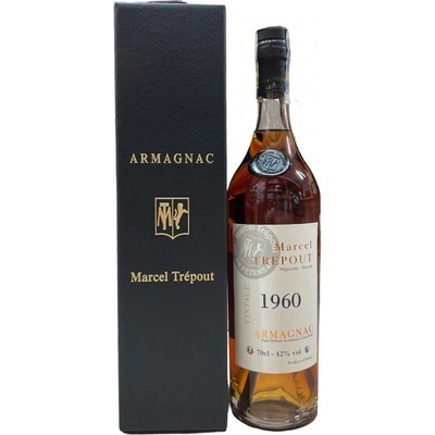 Armagnac Marcel Trépout Vintage 1960 42% 0,7 l (holá lahev)