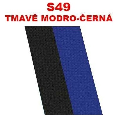 Stuha tmavě modro černá