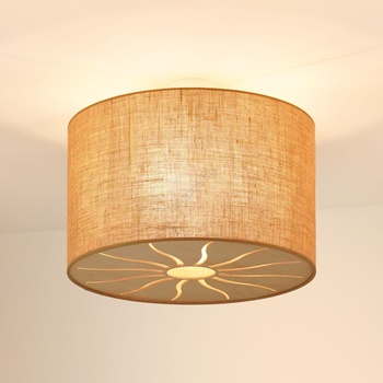 Brilagi - Плафон COUNTRY ROLLER 1xE27/15W/230V, Ø 50 см, бежов (BG1259)