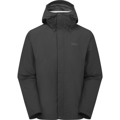 Rab Мъжко водоустойчиво яке Rab Downpour Jacket Waterproof jacket - Black - размер S (002-3518-0211)