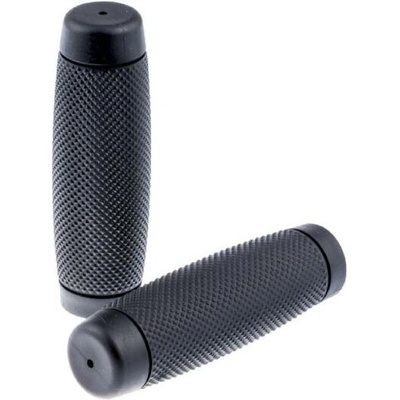 Highway Hawk H45-1208B Gripy Diamond Cut 25mm bez lanek černá 2ks