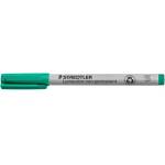 STAEDTLER Безалкохолен маркер, OHP, 0, 4 mm, STAEDTLER "Lumocolor 311 S", зелен 311-5 (311-5)