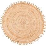 Multidecor Естествен кръгъл килим JUTA 100 cm бежов (MU0133)