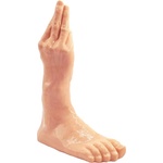 Mokko Toys Фистинг Дилдо с формата на крак и ръка "dfh natural" 26 х 19 см