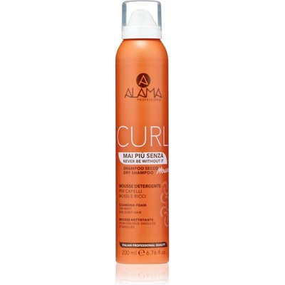 Alama Professional Curl Dry Shampoo Mousse сух шампоан за чуплива и къдрава коса 200ml