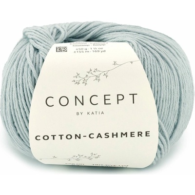 COTTON-CASHMERE Katia Farby COTTON-CASHMERE: 93 svetlá modrá