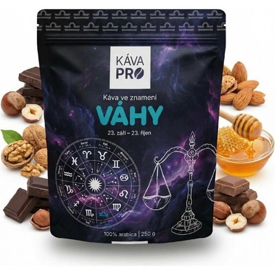 KávaPRO káva ve znamení Váhy mletí filtr 250 g