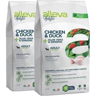 Alleva HOLISTIC Пиле и Патешко Възрастни Мини 2 x 12 кг