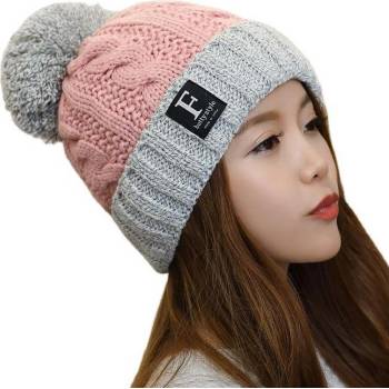 HARAHU Шапка is-21467 - Сива / Розова kp21467 (is-21467)