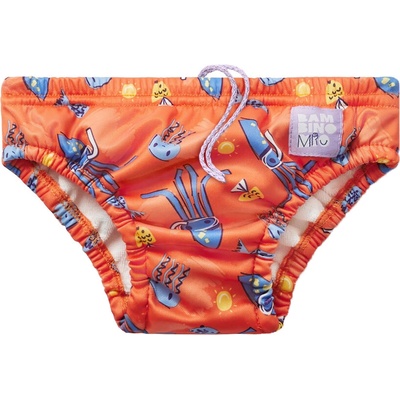 Detské plavky Bambinomio STRETCH oranžová