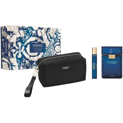Versace Man Eau Fraiche Extreme Gift Set - EDP 100 ml + EDP 5 ml + Shower Gel 150 ml за мъже