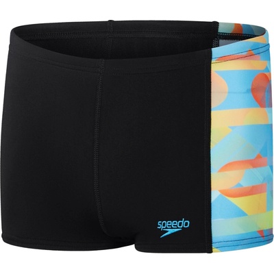 Speedo Digital Panel Aquashort Boys Black/Blue