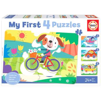 Image 1 of Educa - Puzzle My Vehicles Progressive - 1 - 39 piese