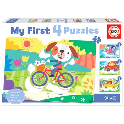 Educa - Puzzle My Vehicles Progressive - 1 - 39 piese