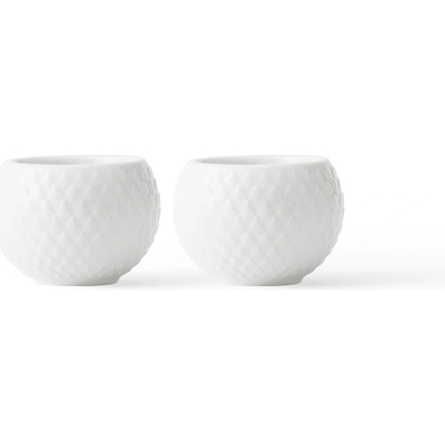 Svícny na čajovou svíčku Rhombe - set 2 ks Lyngby Porcelaen